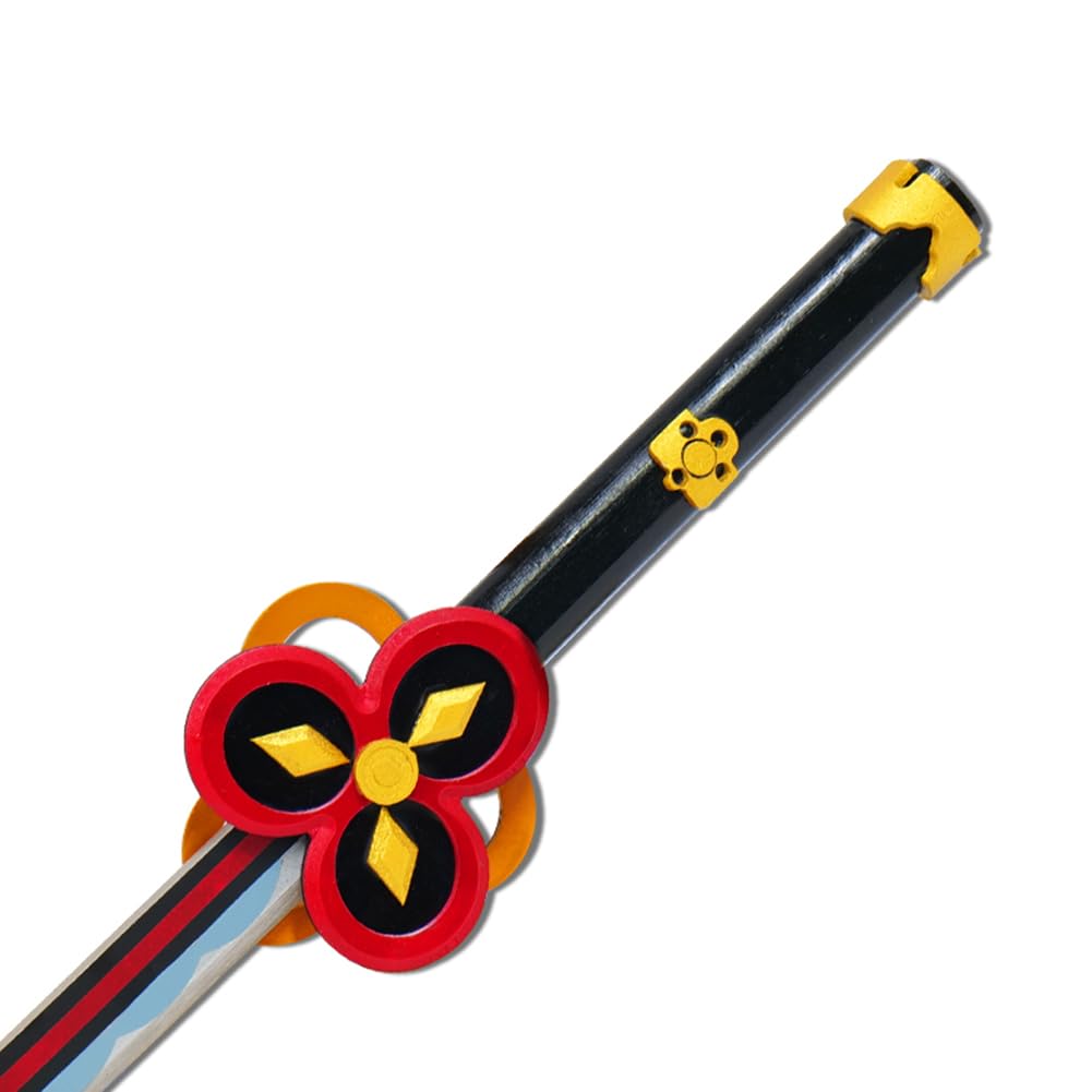 原神　千織　コスプレ武器　有楽御簾切　短刀　２本セット Amazon.co.jp: 原神 千織 ちおり Chiori コスプレ道具 刀 2点